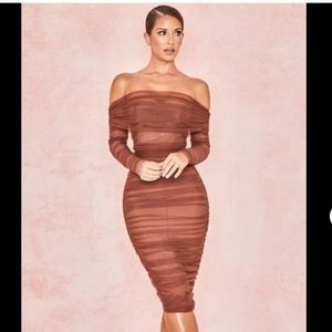 NWT House of CB Anais Tulle Dress Size XS